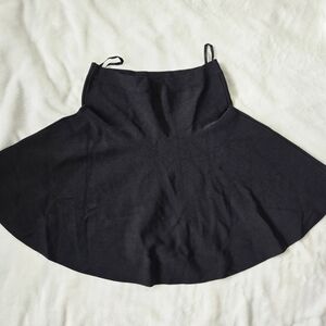 Elegant  and Flirty Black Women's Mini Skirt